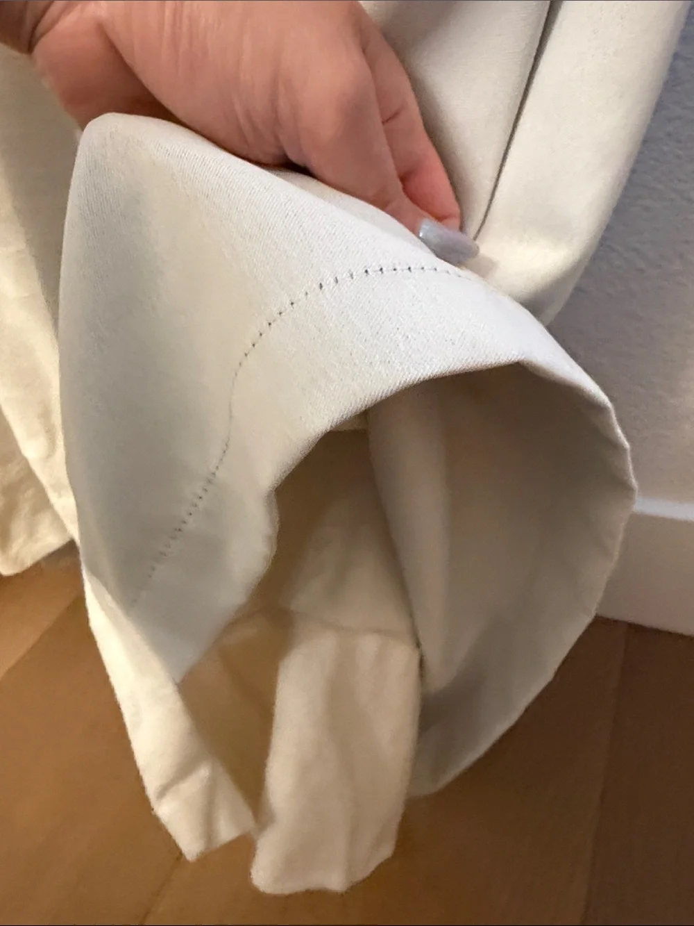 Pottery Barn Emery Blackout Ivory Linen-Curtain Panels 100x96’ (2 panels)